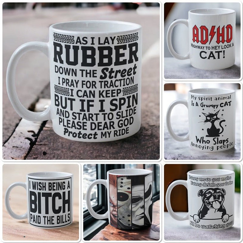 Cups and mugs collection, unique designs and gift ideas by Laser Design Creations Australia