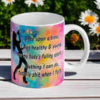 Once Upon a Time - Funny Aging Rockstars 11oz Ceramic Mug - Laser Design Creations