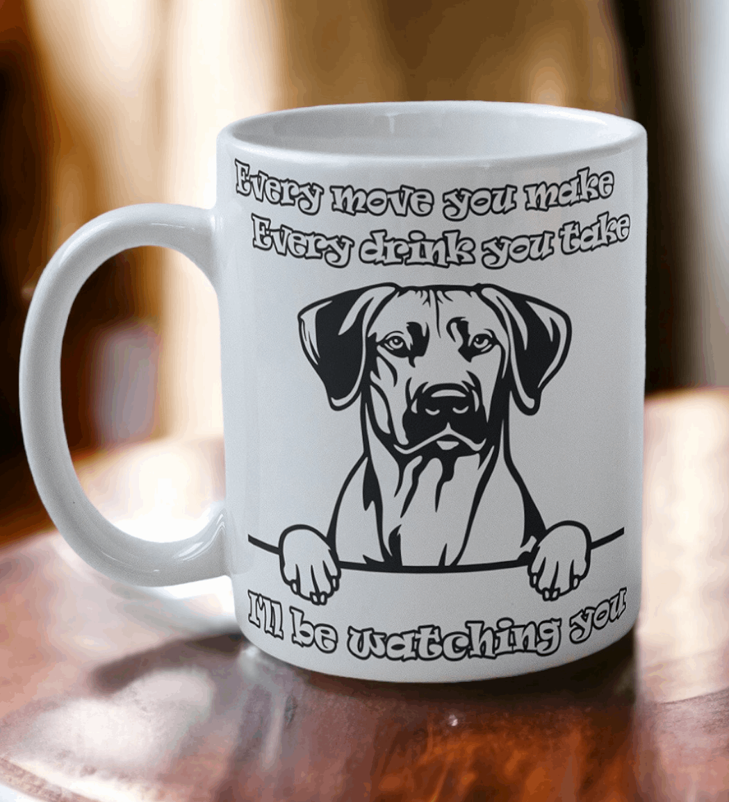 'Ridgeback' Dog Design Mug - Laser Design Creations