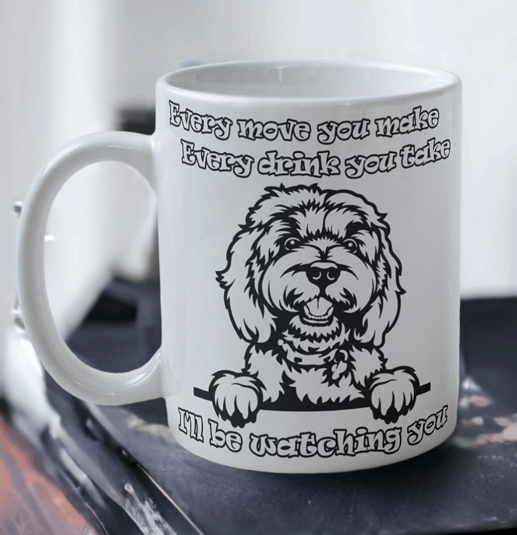 'Labradoodle' Dog Design Mug - Laser Design Creations