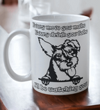'Miniature Schnauzer' Dog Design Mug - Laser Design Creations