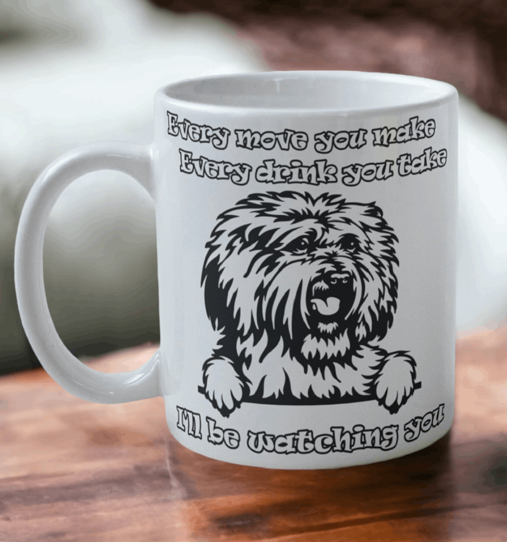 'Puli' Dog Design Mug - Laser Design Creations