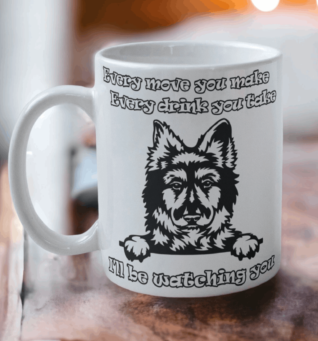 'German Shepherd' Dog Design Mug - Laser Design Creations