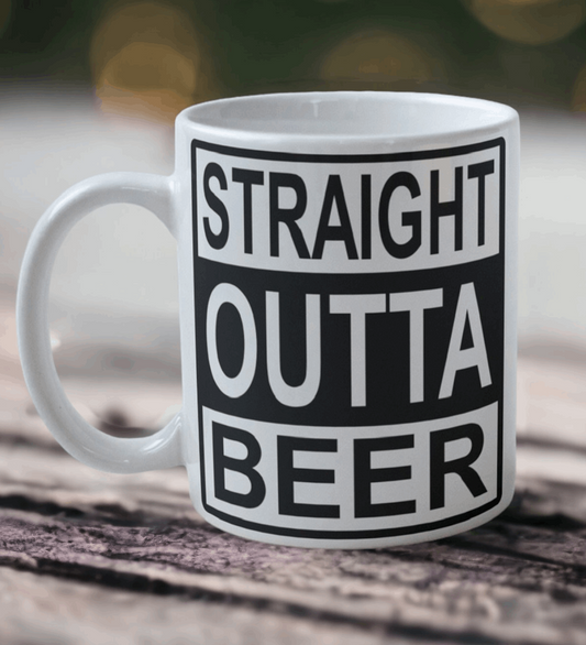 'Straight Outta Beer' Design Mug - Laser Design Creations