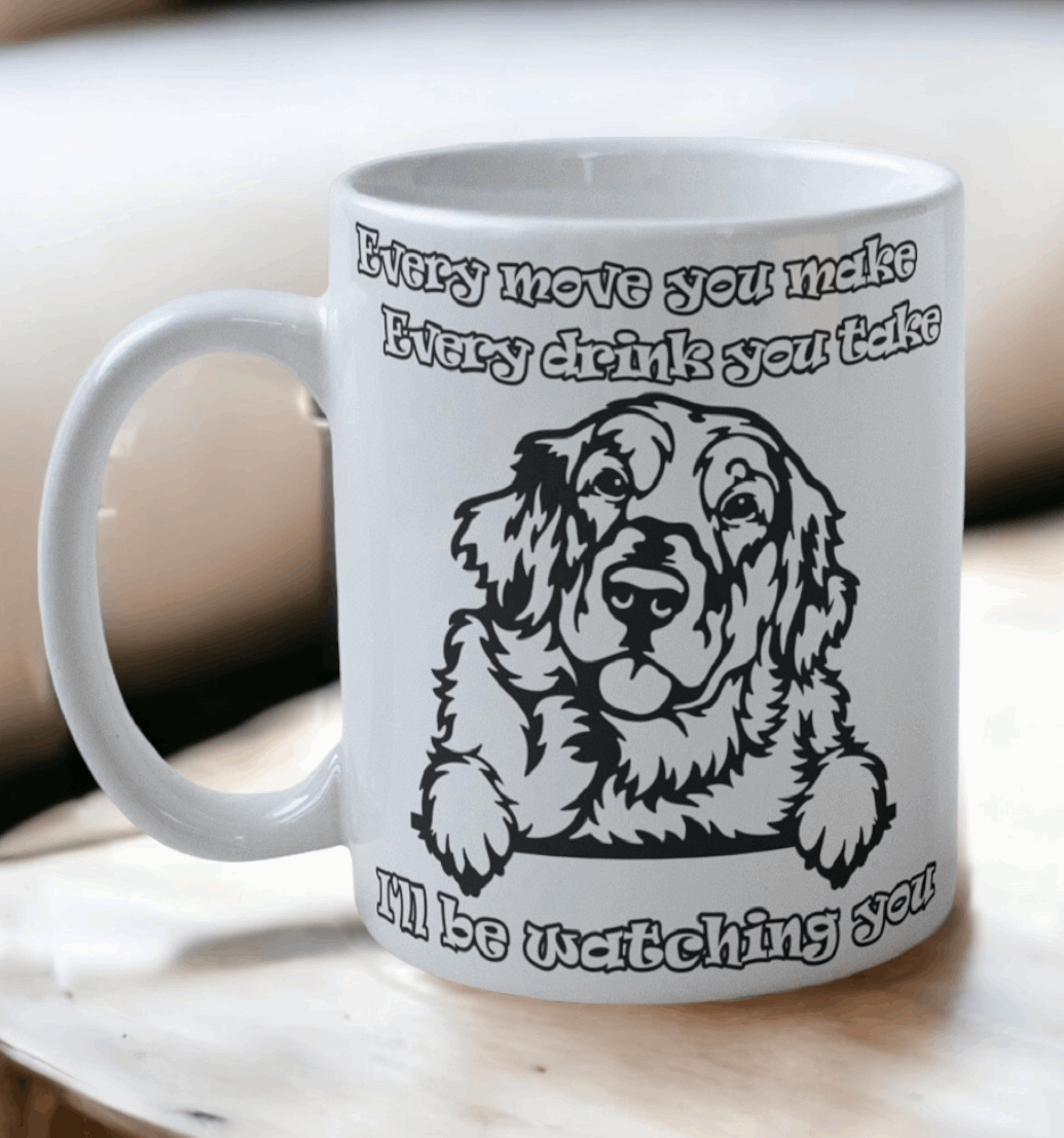 'Golden Retriever' Dog Design Mug - Laser Design Creations