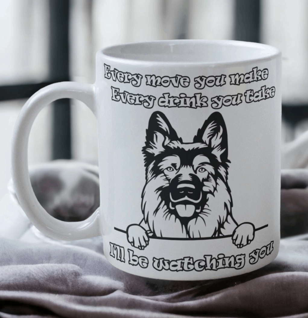 'German Shepherd' Dog Design Mug - Laser Design Creations