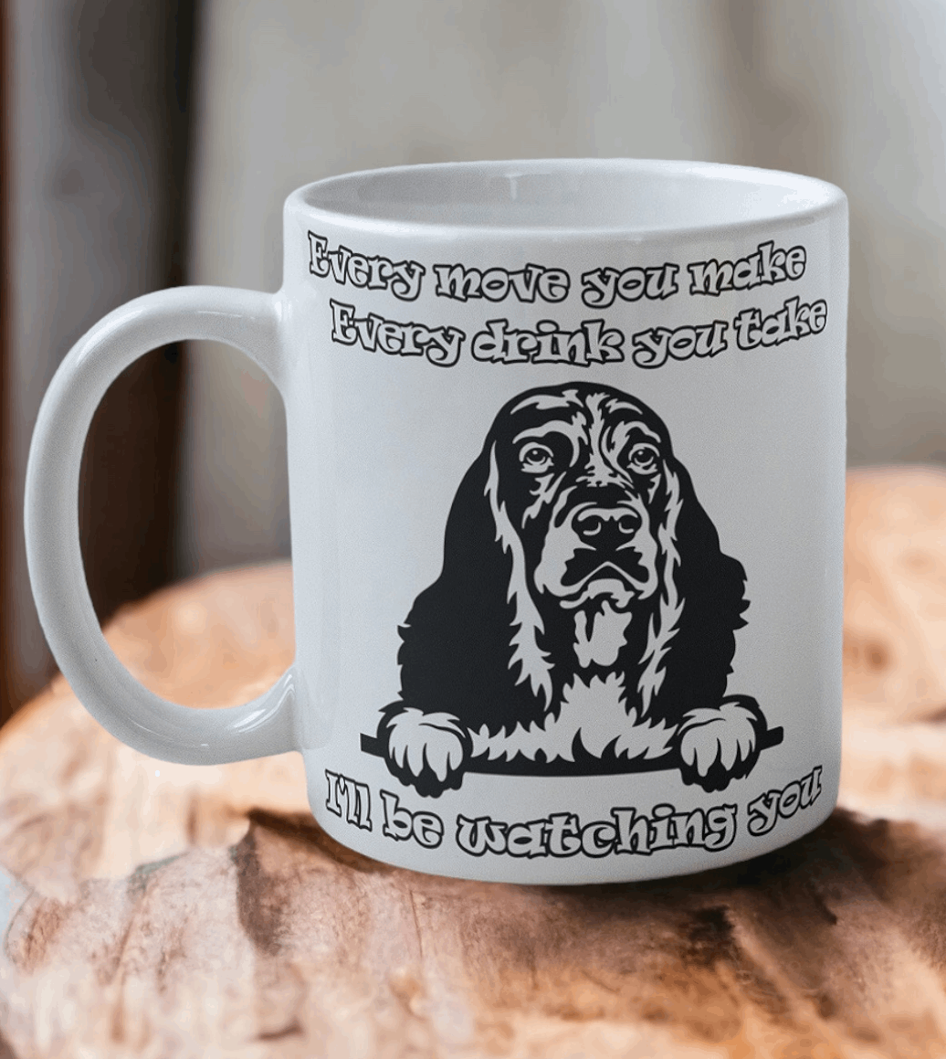 'Springer Spaniel' Dog Design Mug - Laser Design Creations