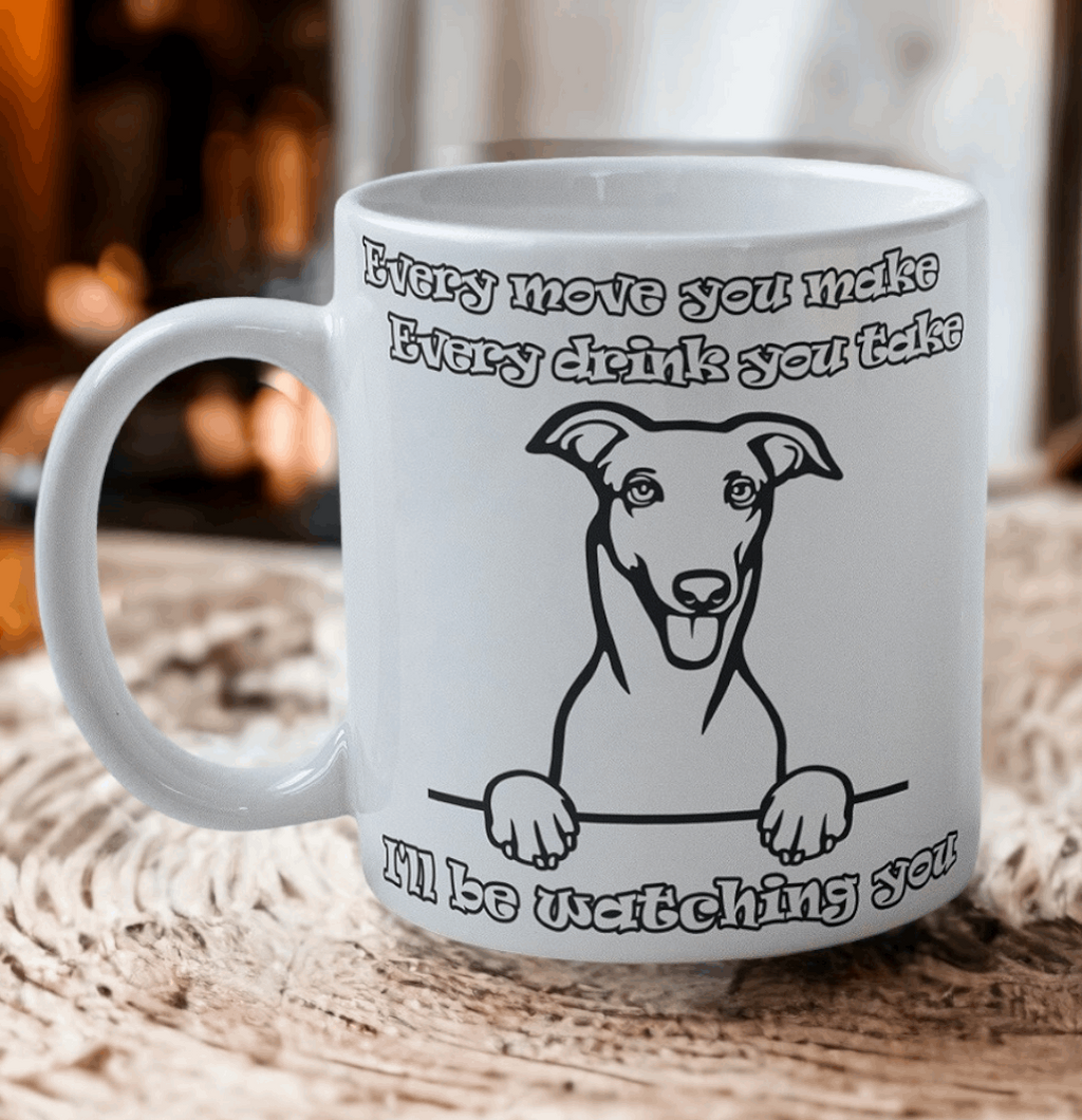 'Greyhound' Dog Design Mug - Laser Design Creations