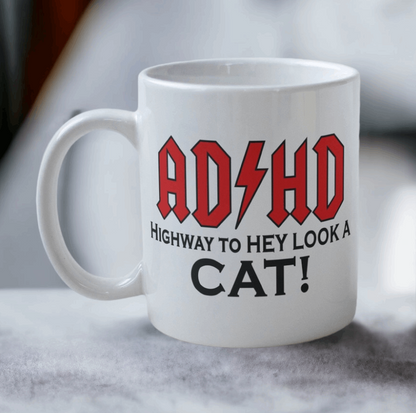 AD/HD Dog or Cat Design Mug - Laser Design Creations