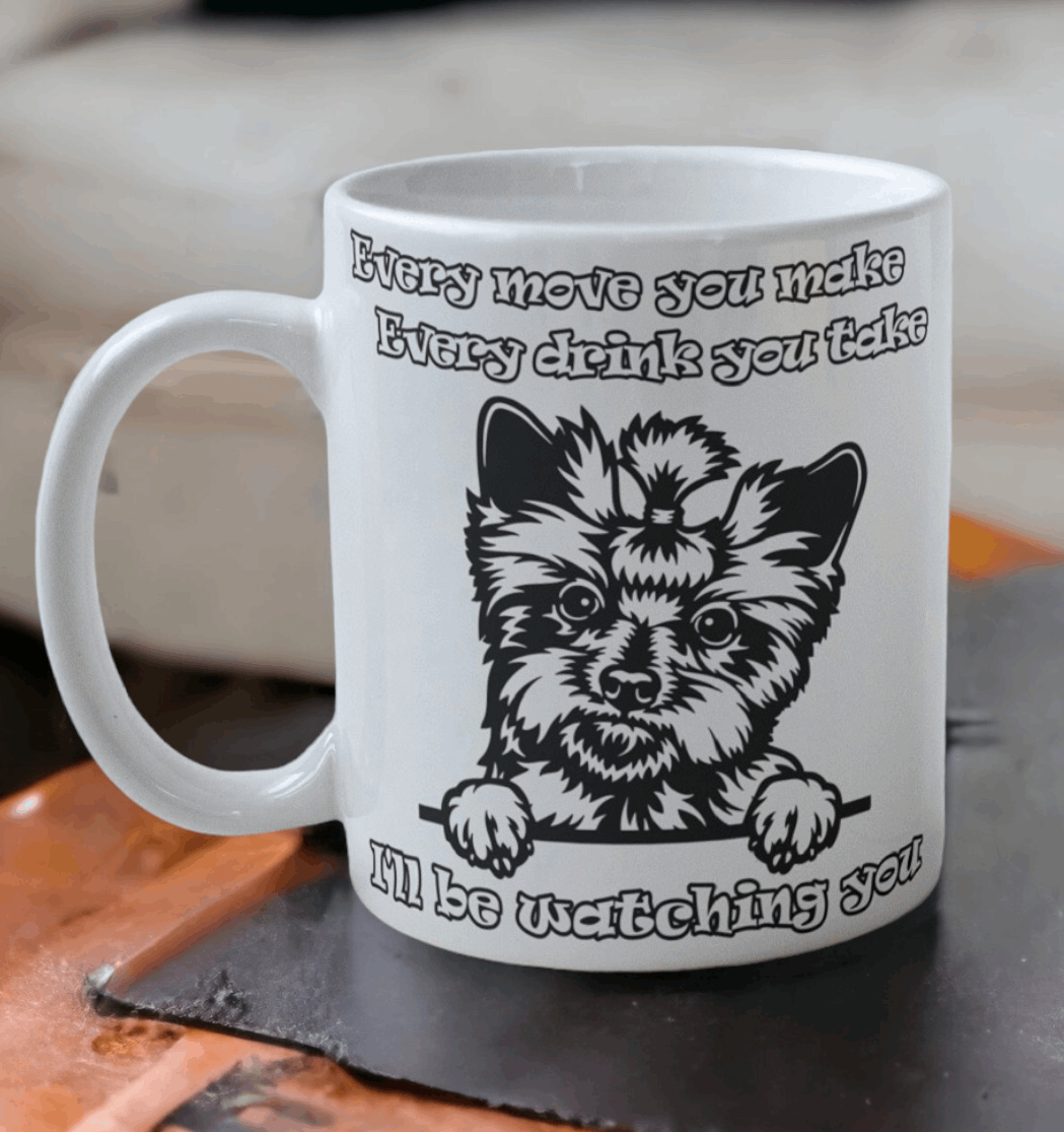 'Yorkshire Terrier' Dog Design Mug - Laser Design Creations