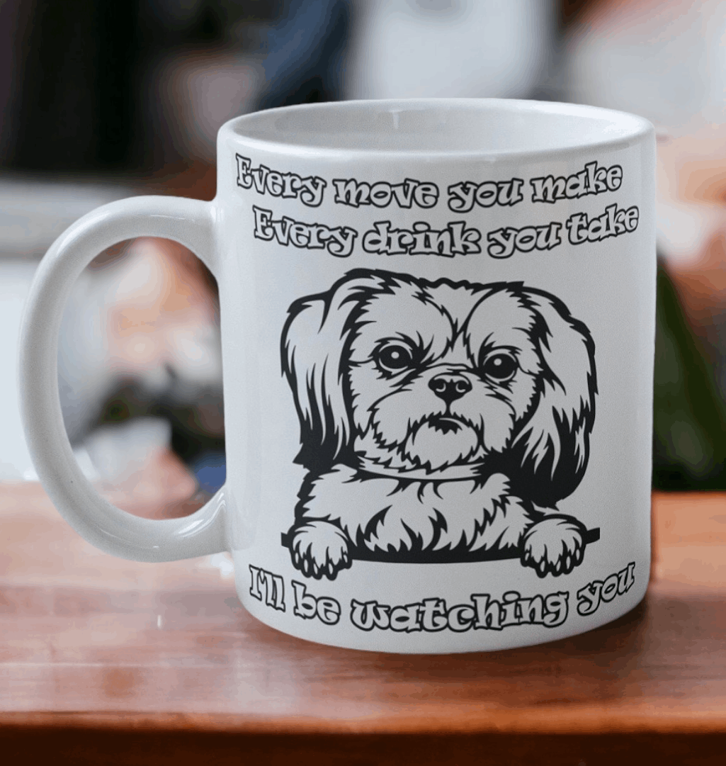 'Shih Tzu' Dog Design Mug - Laser Design Creations