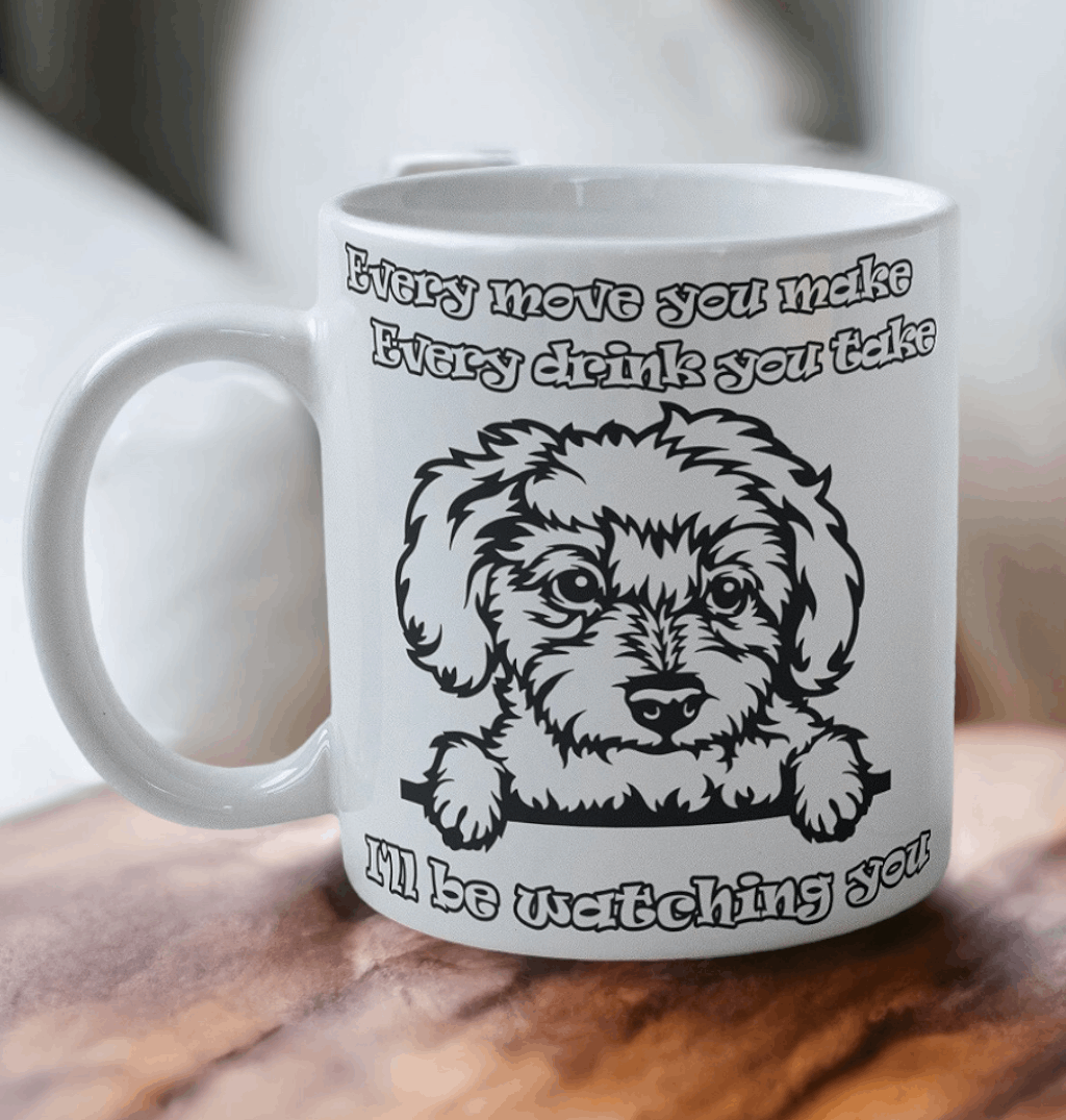 'Maltese Terrier' Dog Design Mug - Laser Design Creations