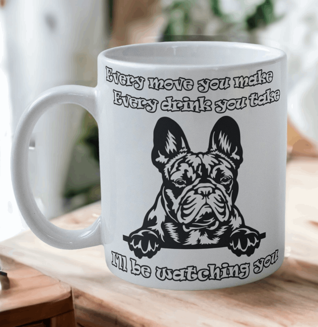 'French Bulldog' Design Mug - Laser Design Creations