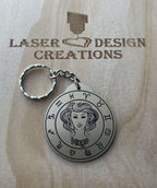 Zodiac Design Keyrings - Laser Design Creations