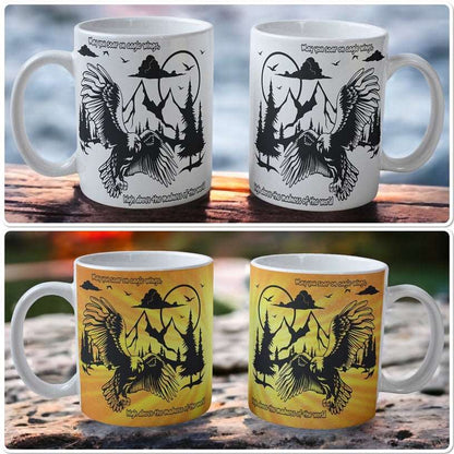 'May you Soar on Eagle Wings' Design Mug - Laser Design Creations