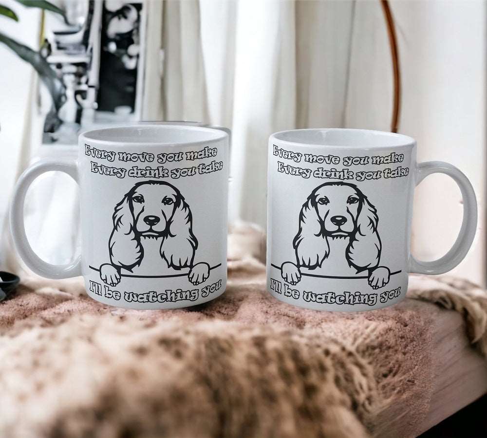 'Cocker Spaniel' Dog Design Mug - Laser Design Creations