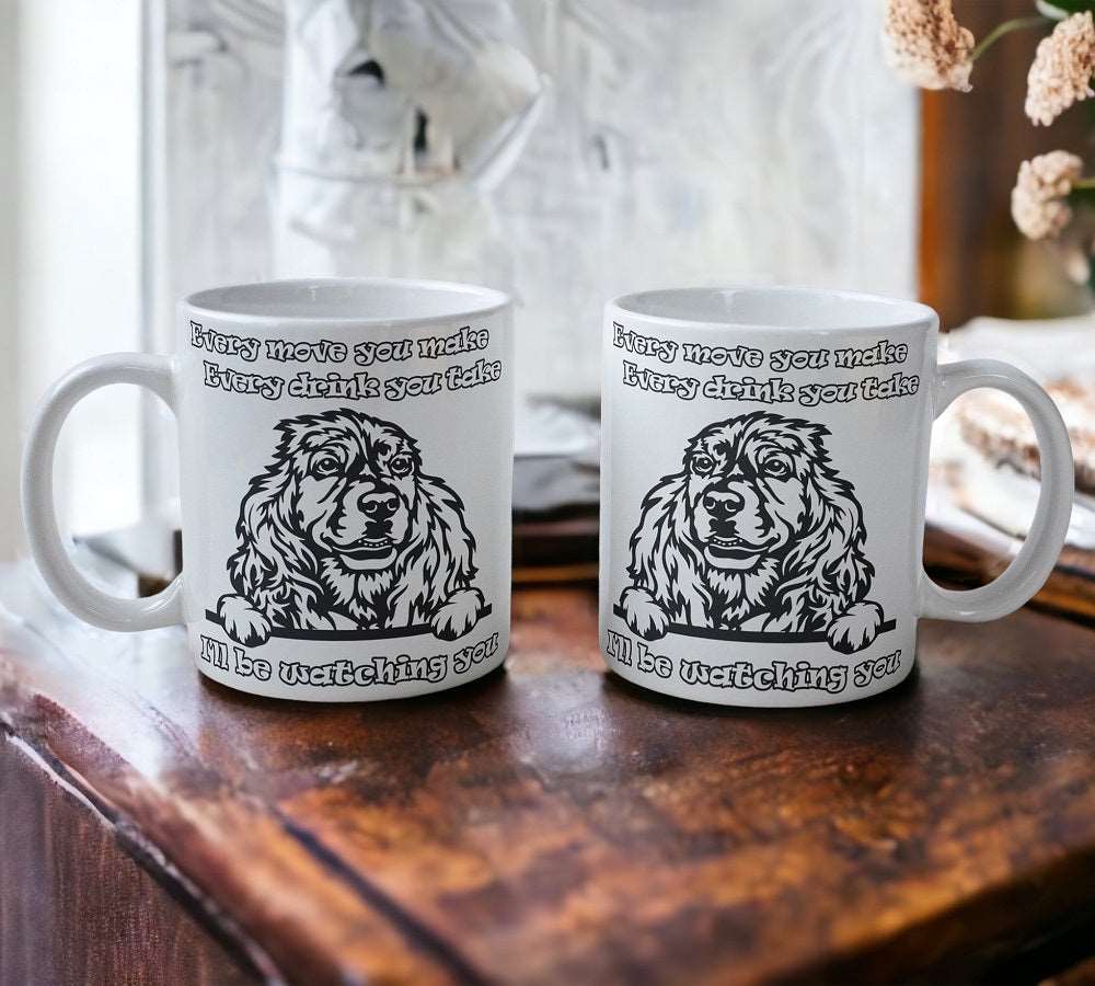 'Cocker Spaniel' Dog Design Mug - Laser Design Creations