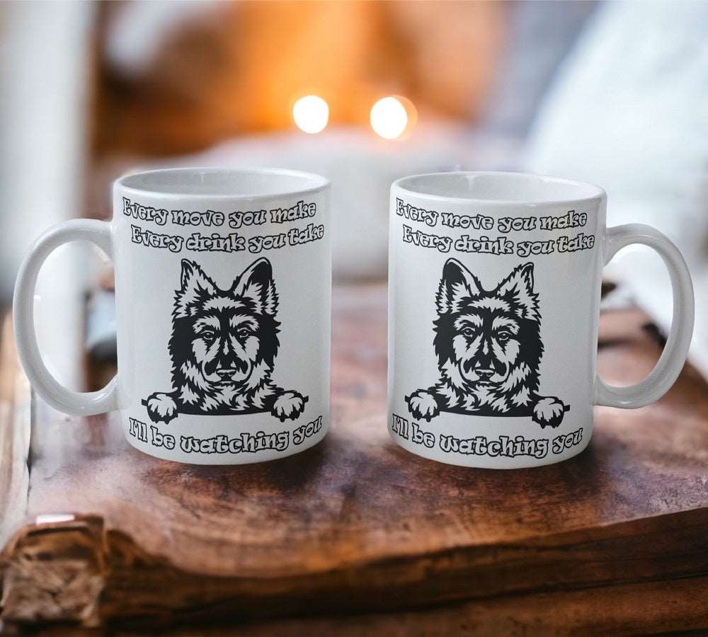 'German Shepherd' Dog Design Mug - Laser Design Creations