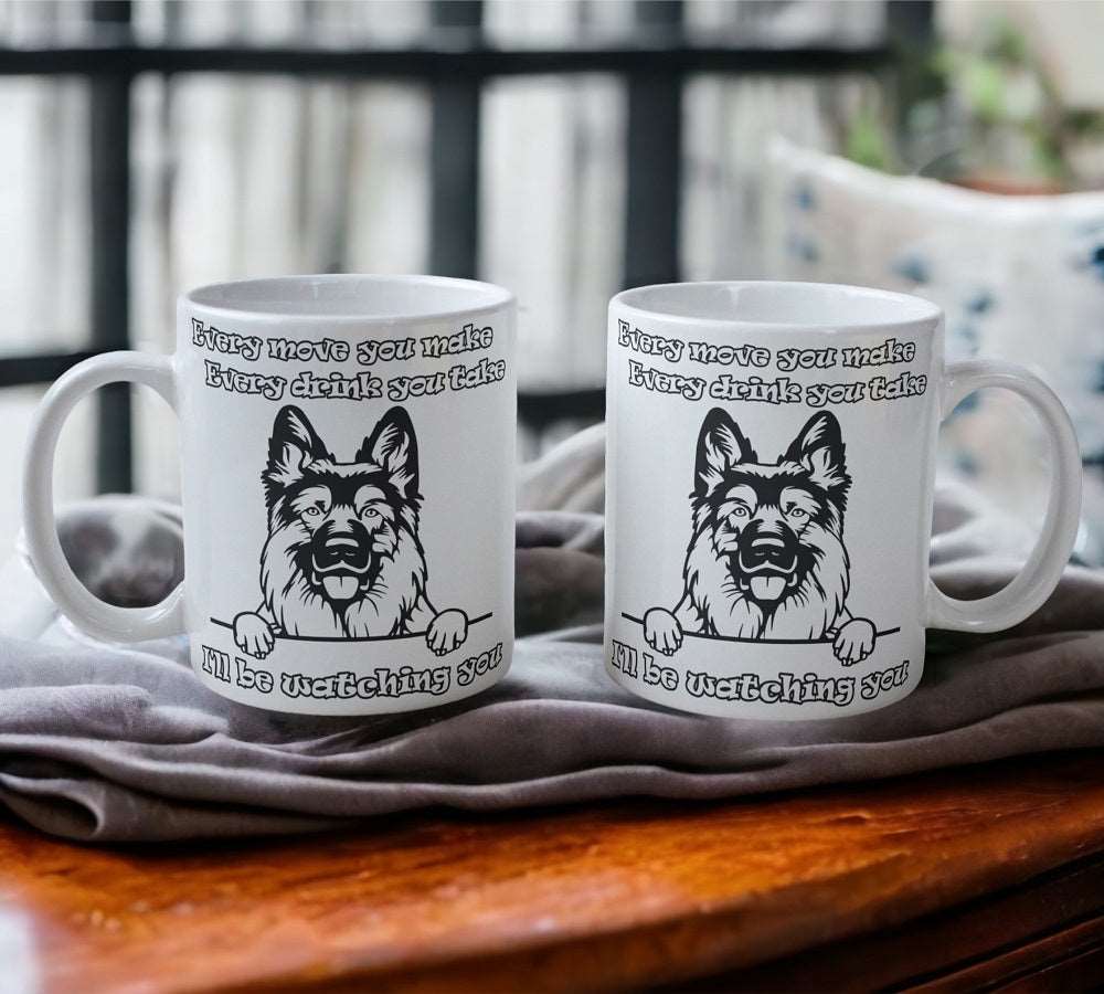 'German Shepherd' Dog Design Mug - Laser Design Creations