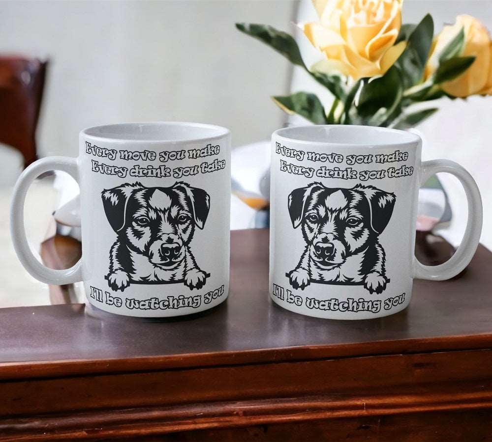 'Jack Russell Terrier' Dog Design Mug - Laser Design Creations