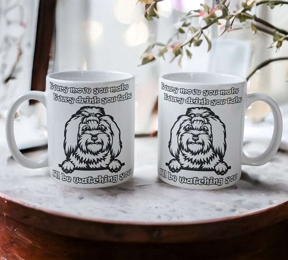 'Maltese Terrier' Dog Design Mug - Laser Design Creations
