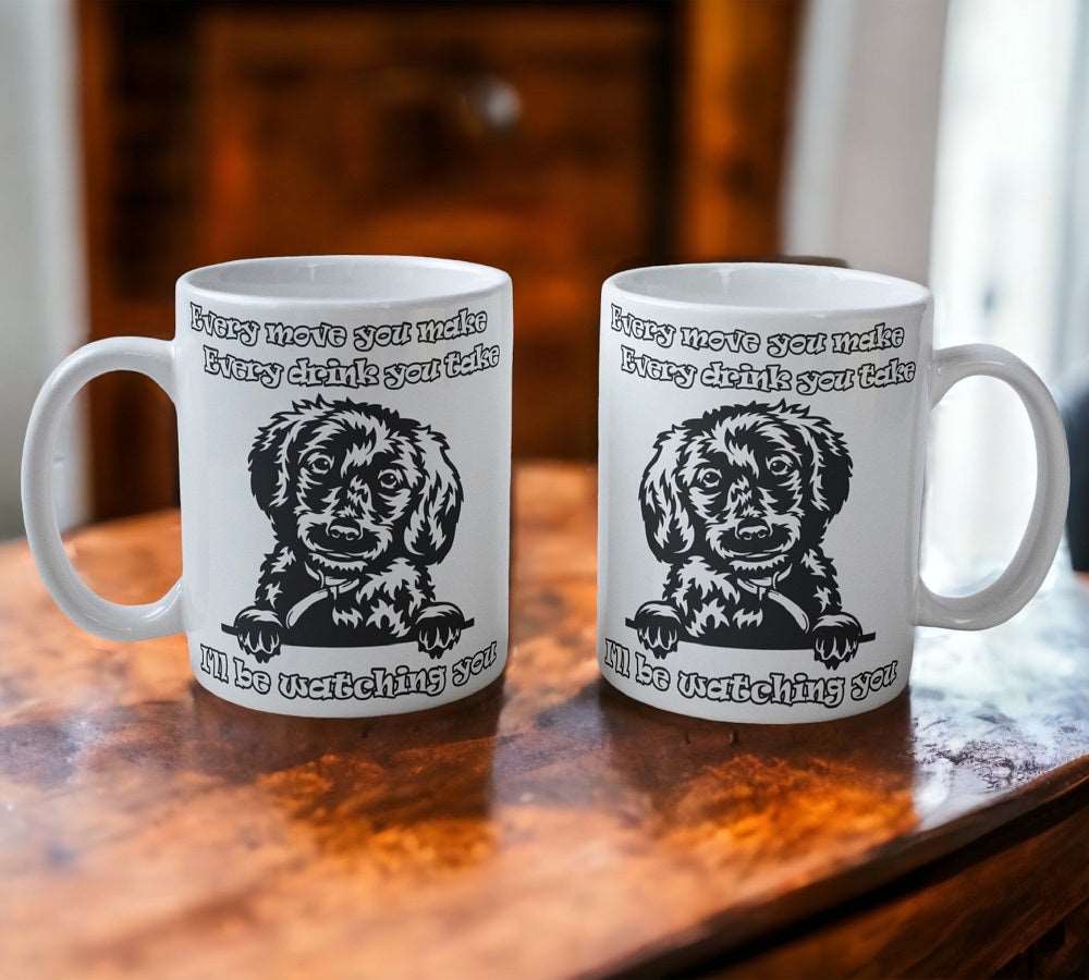 'Poodle' Dog Design Mug - Laser Design Creations