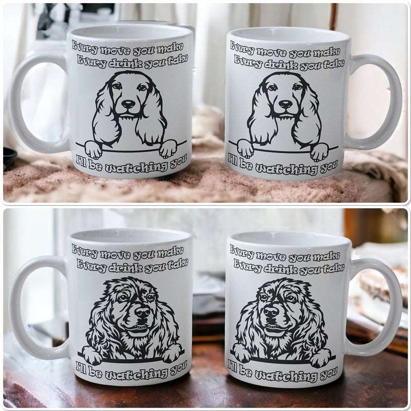 'Cocker Spaniel' Dog Design Mug - Laser Design Creations