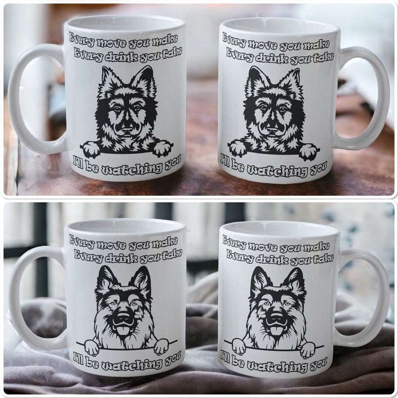 'German Shepherd' Dog Design Mug - Laser Design Creations