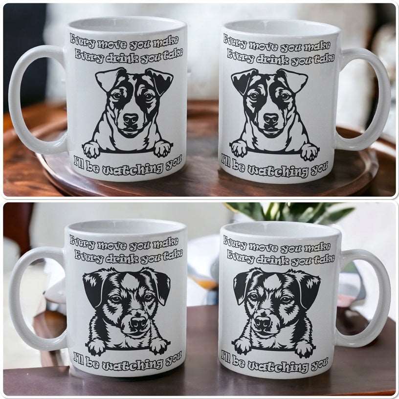 'Jack Russell Terrier' Dog Design Mug - Laser Design Creations