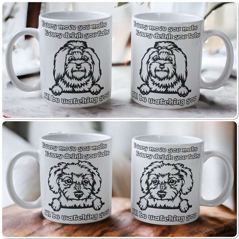 'Maltese Terrier' Dog Design Mug - Laser Design Creations