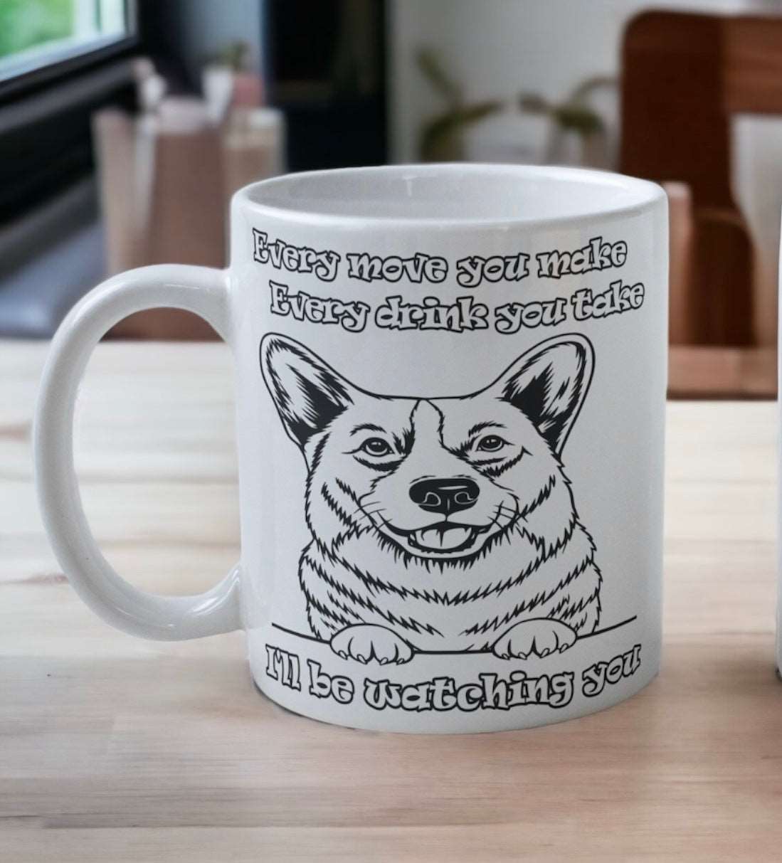 'Welsh Corgi' Dog Design Mug - Laser Design Creations