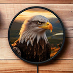 Perched Eagle - Vibrant Illuminations: LED Light Sign - Laser Design Creations
