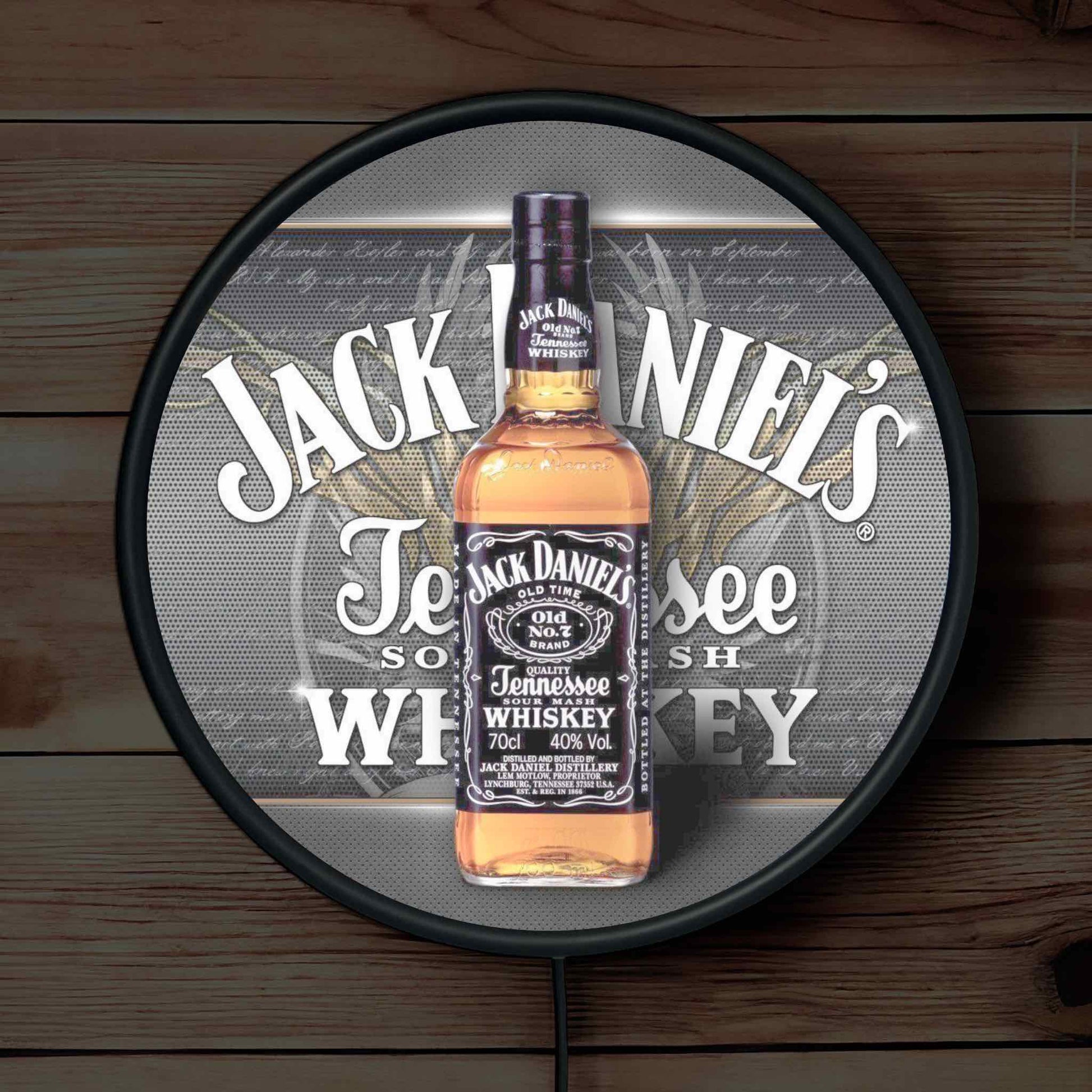 Jack Daniel's Design - Vibrant Illuminations: LED Light Sign - Laser Design Creations