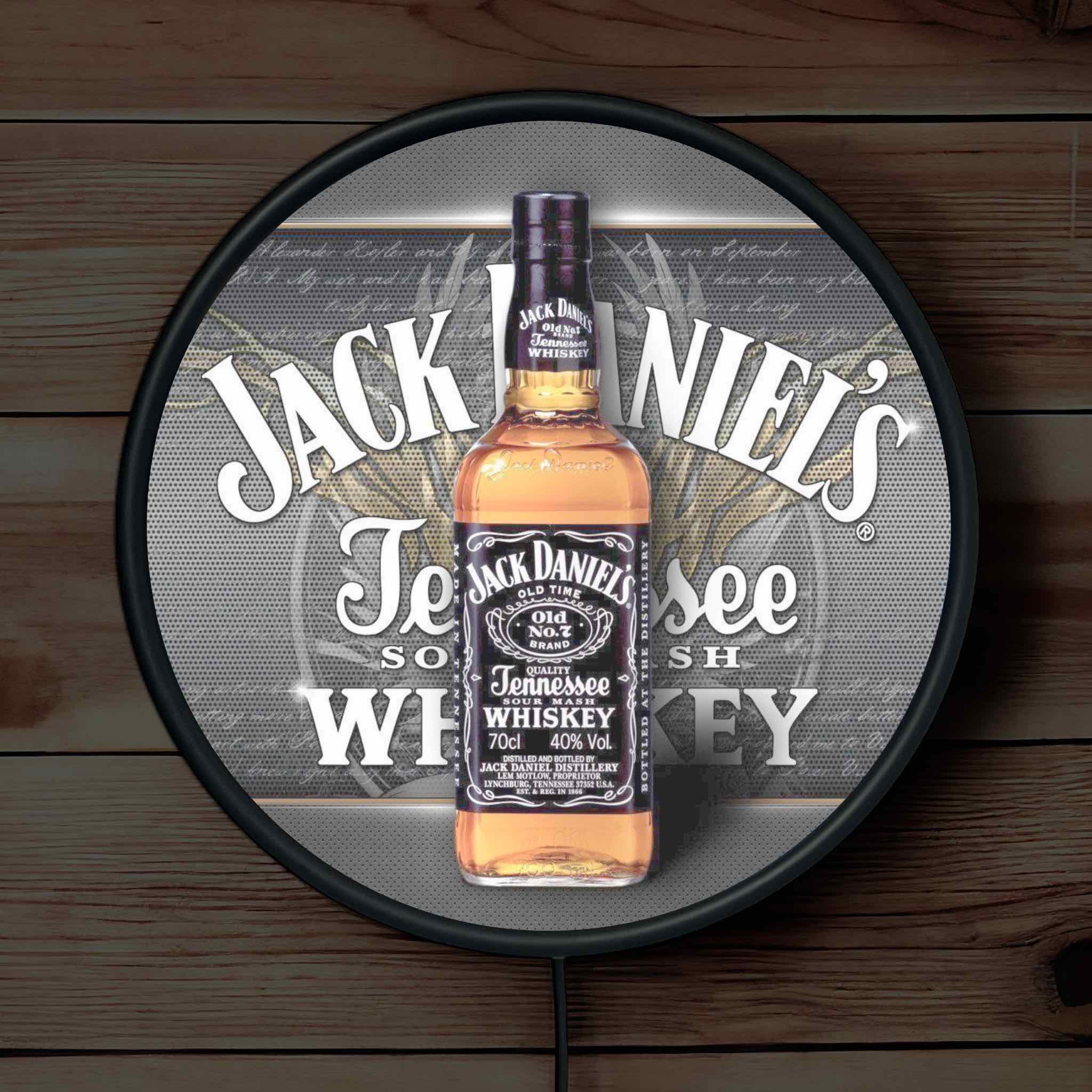 Jack Daniel's Design - Vibrant Illuminations: LED Light Sign - Laser Design Creations