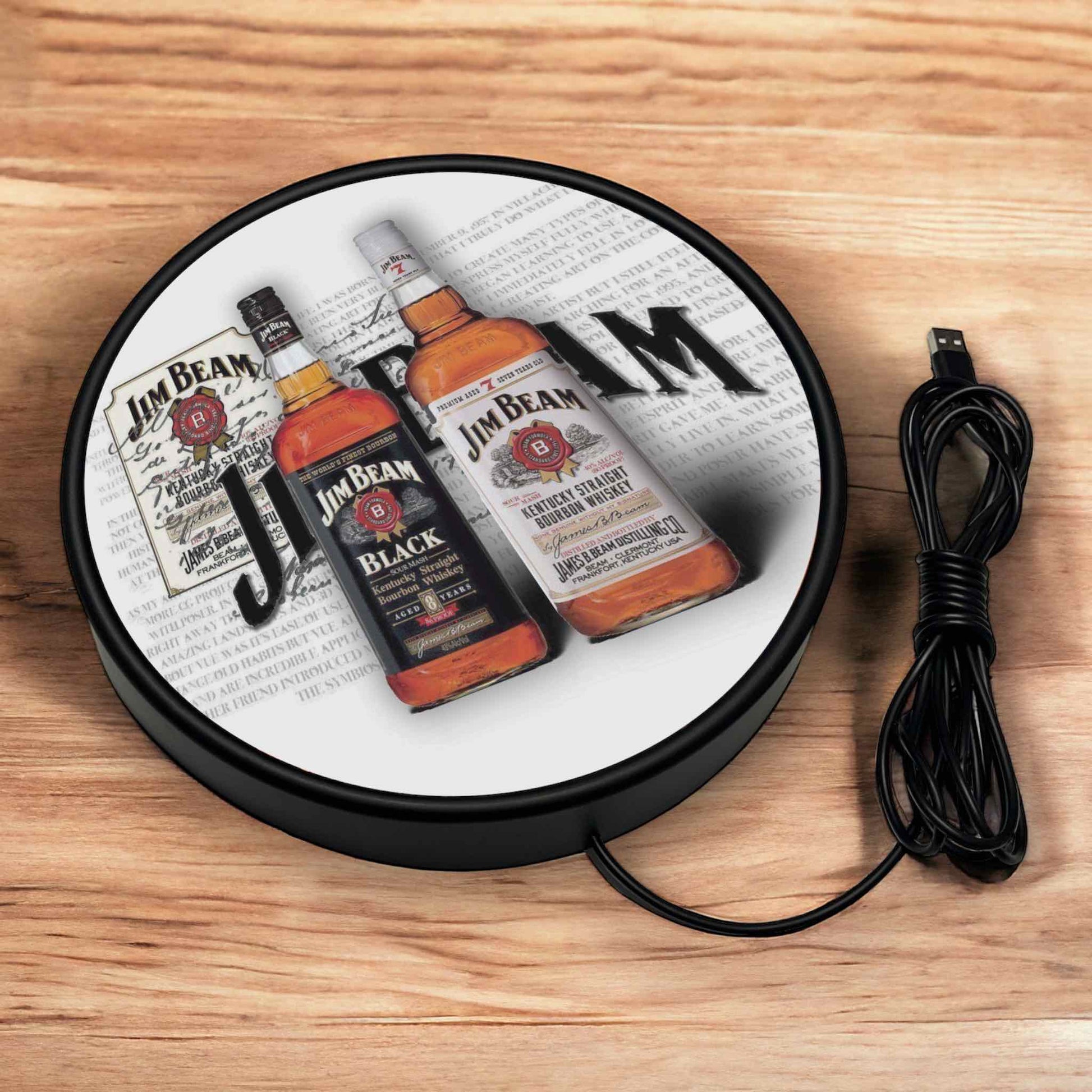 Jim Beam Design - Vibrant Illuminations: LED Light Sign - Laser Design Creations