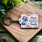 Inspirational Horse 'Angels Don't Always Have Wings' - Keyring / Bag Tag - Laser Design Creations