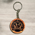 Humorous "Zip Tie Mechanic Certified" - Keyring / Bag Tag - Laser Design Creations