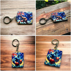 Aussie 'Boxing Kangaroo' Design Keyring / Bag Tag - Laser Design Creations