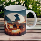 Cowgirl Sunrise - 11oz Design Mug - Laser Design Creations