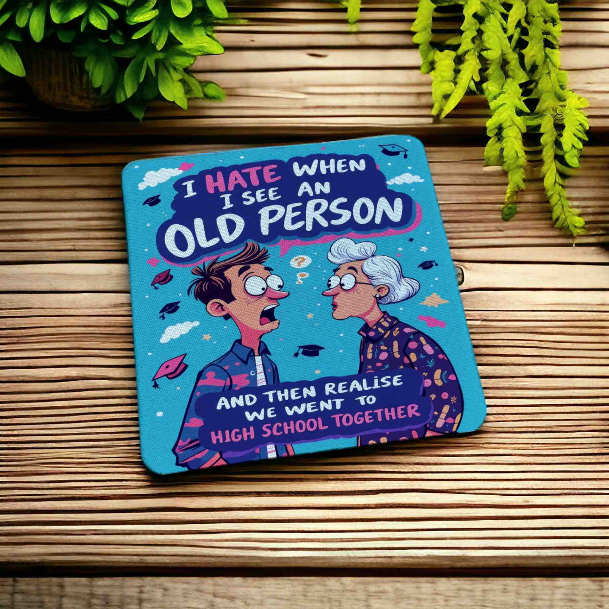 Exercise? I Thought You Said Extra Fries! - Pack of 4 Neoprene Coasters - Laser Design Creations