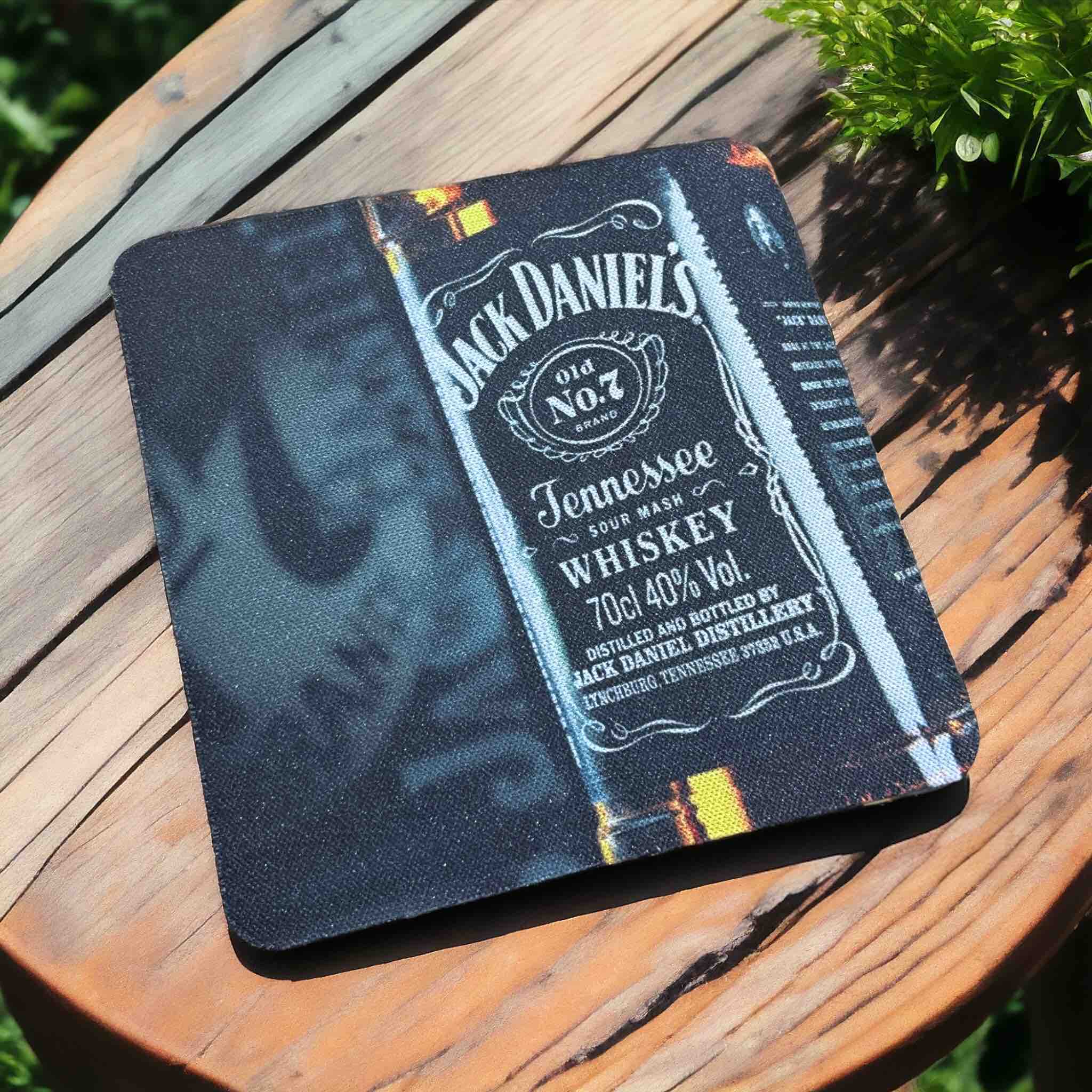 Jack Daniel’s Classic Tennessee Whiskey Art Style - Pack of 4 Neoprene Coasters - Laser Design Creations