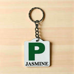 Learner Provisional Driver L / Red P1 / Green P2 Plate Personalised Keyring / Bag Tag