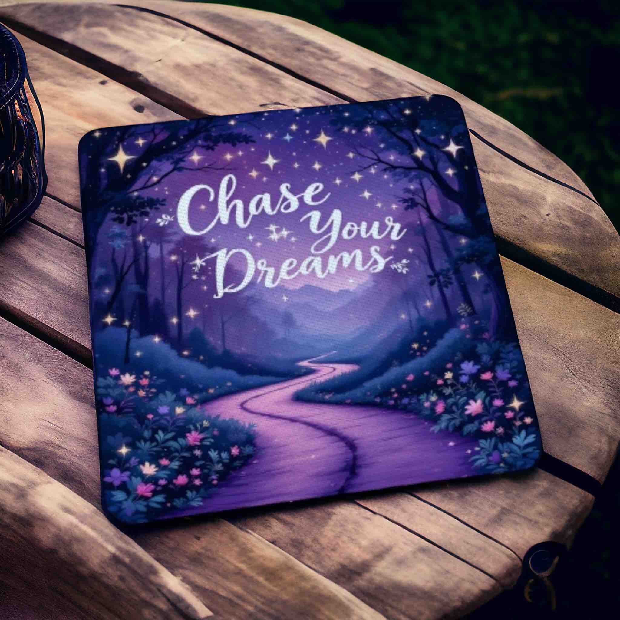 ‘Chase Your Dreams’ Inspiration Design - Pack of 4 Neoprene Coasters - Laser Design Creations