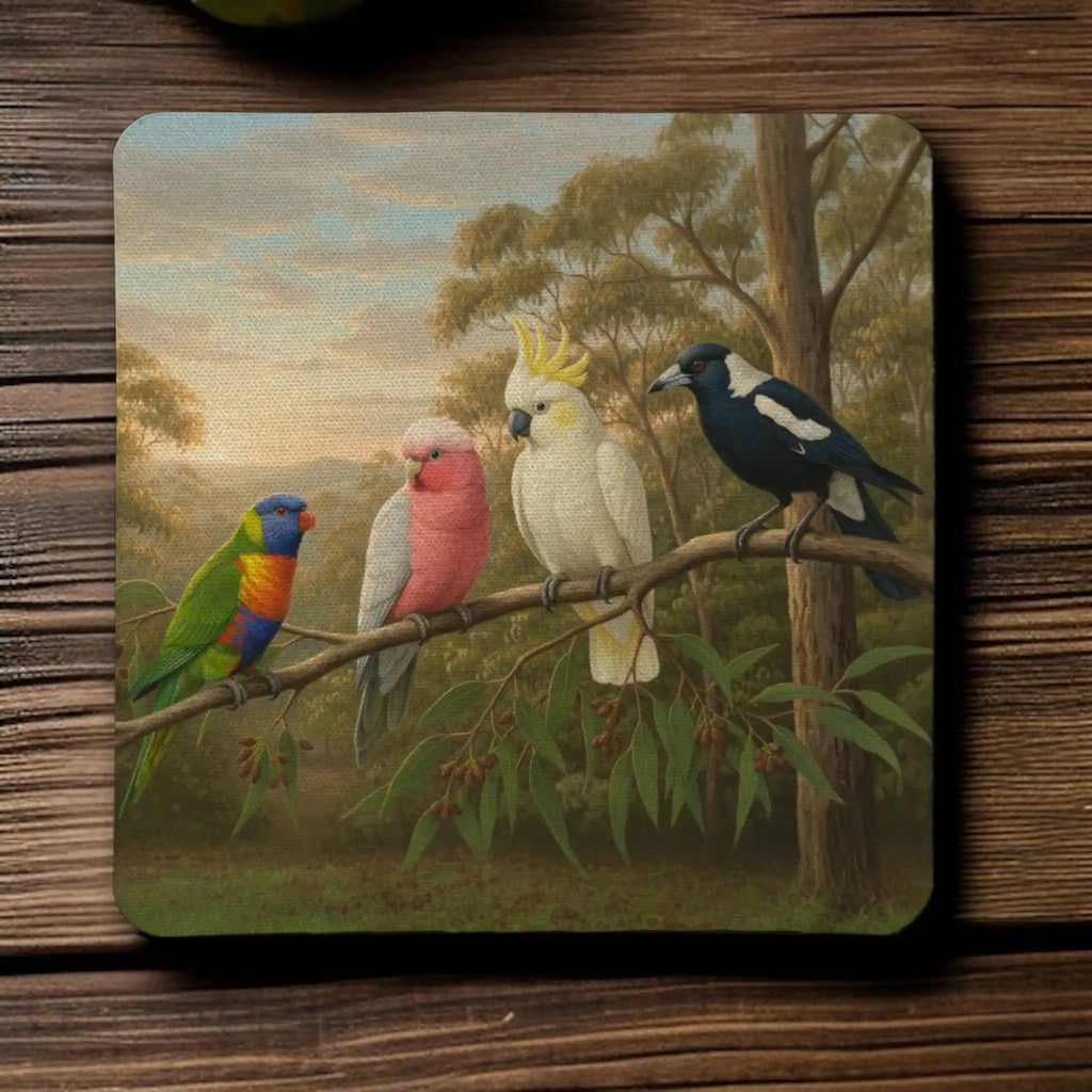 Bird Coasters Classic Australian Birds Mug & Coasters | Aussie Wildlife Gift – Laser ...