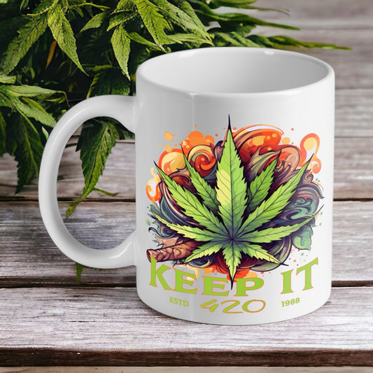 ‘Keep It’ 420 - Weed Design Mug - Laser Design Creations