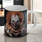 Creepy Scary Clown Design Mug - Laser Design Creations