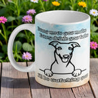 I'll Be Watching You Greyhound Mug - Dog Lover Humour Present