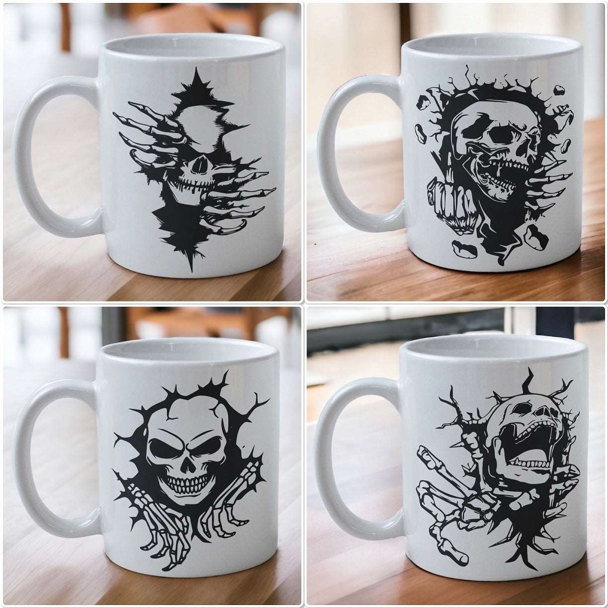 Skeleton ‘Breakout’ Design Mug - Laser Design Creations