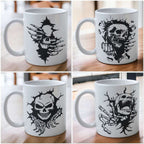 Skeleton ‘Breakout’ Design Mug - Laser Design Creations
