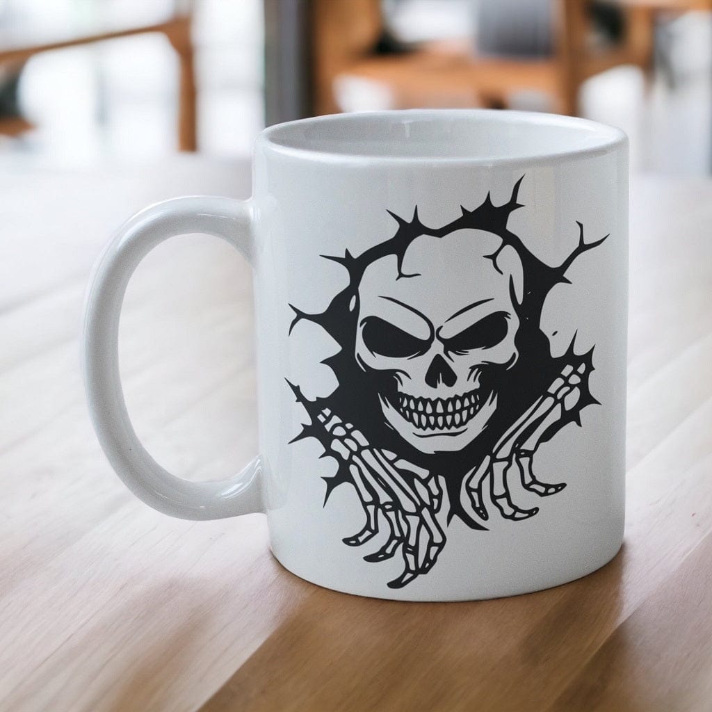Skeleton ‘Breakout’ Design Mug - Laser Design Creations